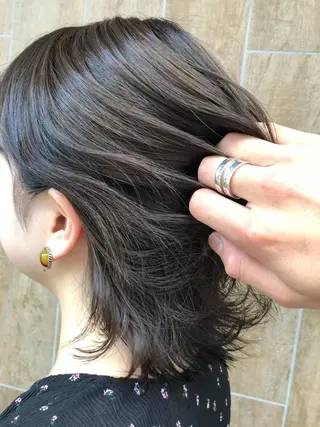 ミディアム La fith 店長 城谷颯人のヘアスタイル