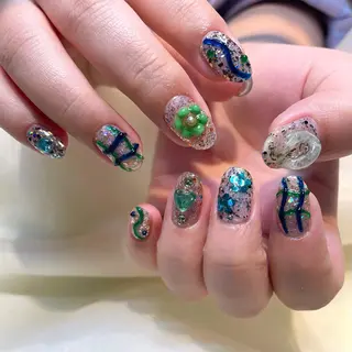 ネイル 新井 ひなののネイルデザイン