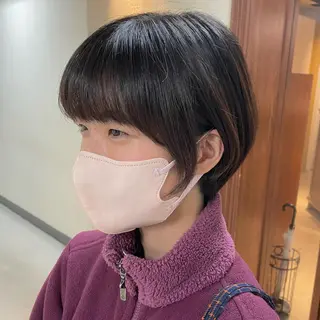 ショート カラー ヘアアレンジ maoブリーチ無し 似合わせカラーのヘアスタイル