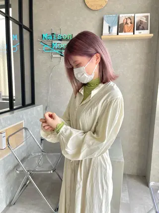 ショート カラー mood tatemachiのヘアスタイル