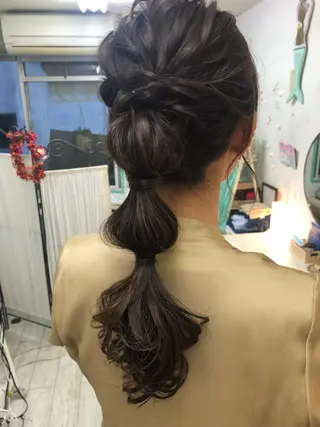 ロング 六本木/ヘアセット /hairmakeのヘアスタイル