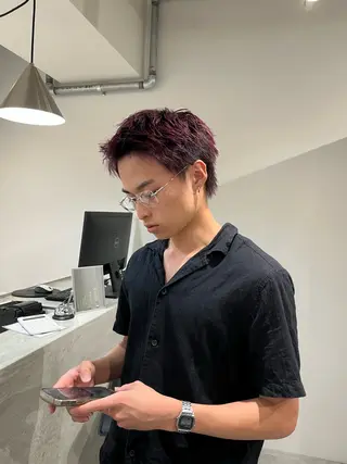 メンズ 西岡 あつみ/ 堀江美容室のヘアスタイル