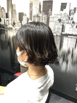 ショート パーマ Annon プライベートサロンのヘアスタイル