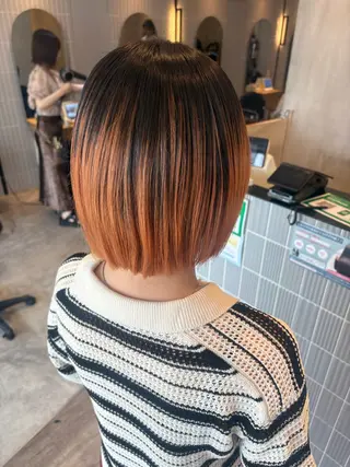 ミディアム La fith hair dope 新宿店所属・topstylist Risa🩵のヘアスタイル