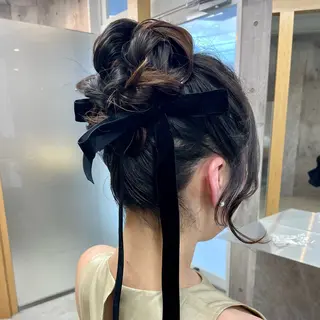 ヘアアレンジ 錦 茉李 @lm.mari03のヘアスタイル
