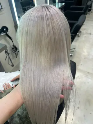 カラー 表参道/ハイトーン/ misaki🎀のヘアスタイル