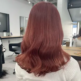 セミロング 盛れる暖色🎀ガーリ ーヘア🎀きっかのヘアスタイル