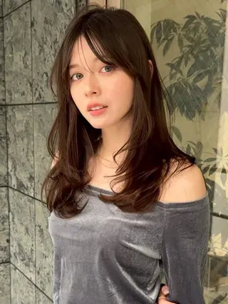 ミディアム Amaretto かなのヘアスタイル