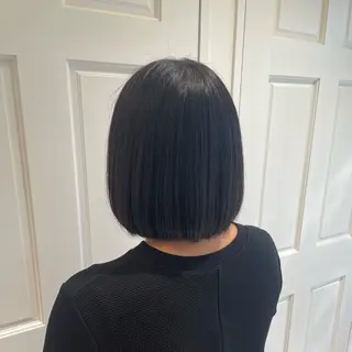 ショート ボブ／ブリーチカラー ／ゆづき🌟のヘアスタイル