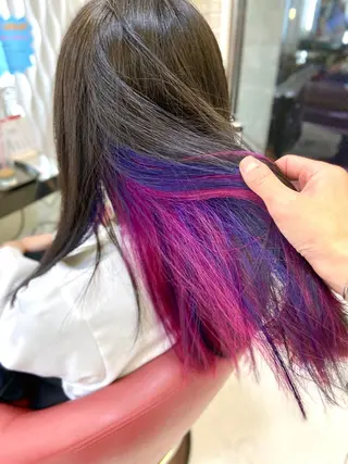 セミロング カラー 【髪質改善×カラー】 QUALIS沓掛貴浩のヘアスタイル