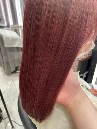 セミロング 韓国風パーマ/ヘア セット/店長みづきのヘアスタイル