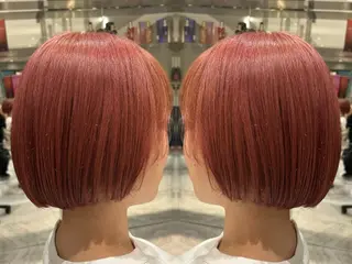 カラー ハイトーン×透明感 たけるのヘアスタイル