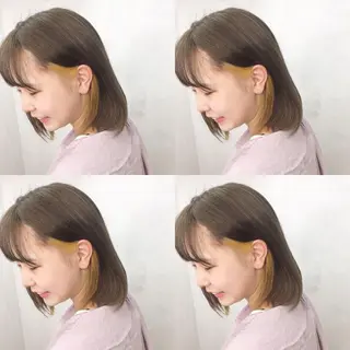 ミディアム まお♡レイヤーカット ×色っぽstyleのヘアスタイル