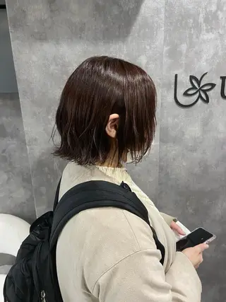 ショート カラー 🦉静かに過ごしたい 方、個室席🦉タナカのヘアスタイル