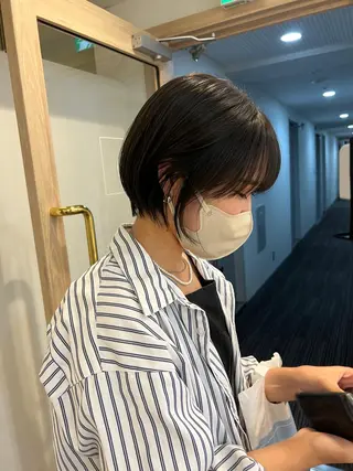 ショート カラー kakeru/ボブ パーマ/レイヤーのヘアスタイル