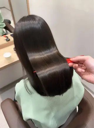 セミロング SALOWIN 栄３丁目店所属・福田 修平💎 髪質改善/美髪矯正のヘアスタイル