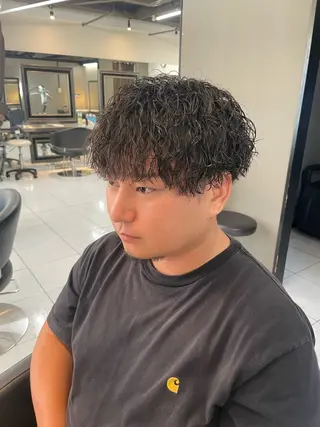 ショート カラー パーマ メンズ 🔥お値段以上🔥 メンズ特化たかひろのヘアスタイル