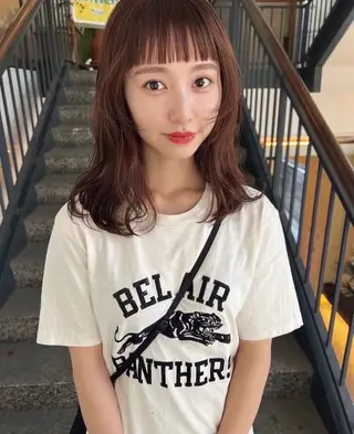 カラー hair & fashion shiomi H所属・オガワ アヤナのヘアスタイル
