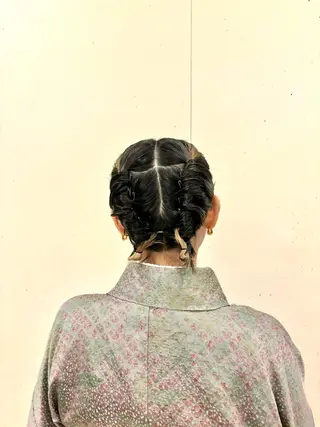 ショート ヘアアレンジ kaze代官山 🪽kanameのヘアスタイル