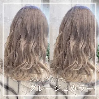 セミロング カラー ヘアアレンジ メンズ キッズ お悩み解決美容師 💐AMIのヘアスタイル
