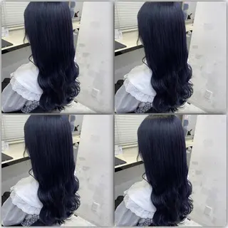 セミロング カラー ヘアアレンジ ダブルカラー 韓国ヘアKYONのヘアスタイル