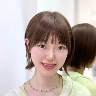 ショート 韓国ガーリーヘア🎀 Sayaka🤍のヘアスタイル
