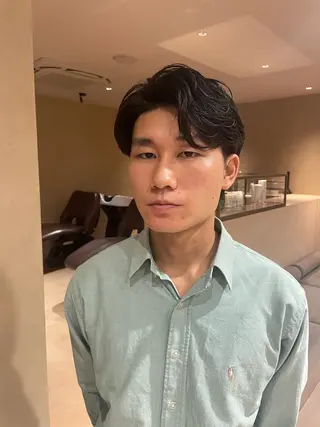 ショート パーマ メンズ メンズ専門✂️ ROW徳田浩二のヘアスタイル