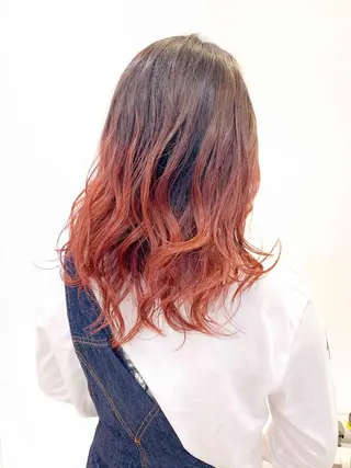 セミロング 縮毛矯正/髪質改善 /韓国風　山川春輝のヘアスタイル