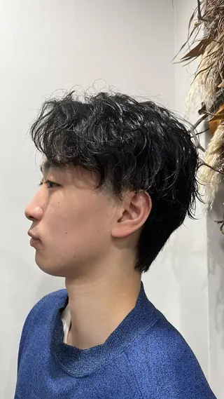 パーマ メンズ NEXT for hair所属・【ロングモデル募集】 宮本祥汰🐺のヘアスタイル