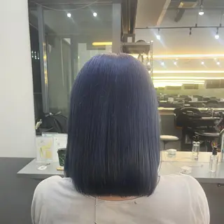 カラー ブリーチ/ハイトーン ボブ🐥HIYORIのヘアスタイル