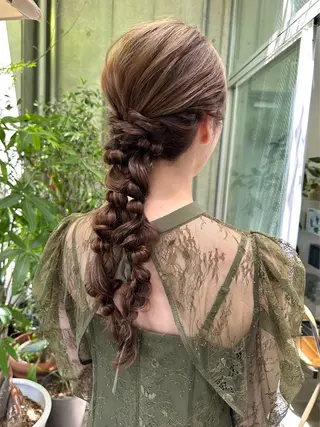 ヘアアレンジ 🍊千葉 未来🍊店長のヘアスタイル