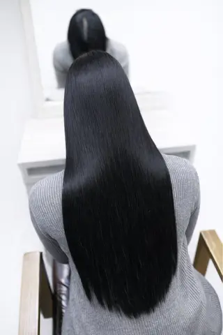 ミディアム カラー 🩵髪質改善🩵 韓国ヘア🩵花澤みりのヘアスタイル