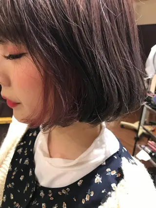 ショート カラー 瀬尾 加寿馬のヘアスタイル