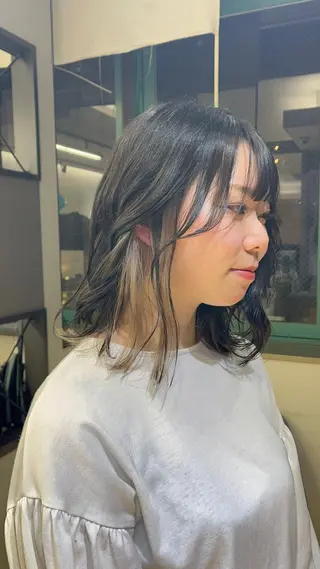 カラー dao/ミルクティー /ブラウン/ブロンドのヘアスタイル