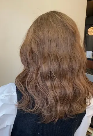 セミロング カラー ヘアアレンジ ekolu北梅田店所属・梅田中崎町髪質改善 /オキヒロト/エコルのヘアスタイル