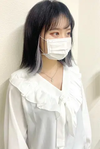 ショート カラー ケアブリーチ /髪質 改善/古橋圭史郎のヘアスタイル