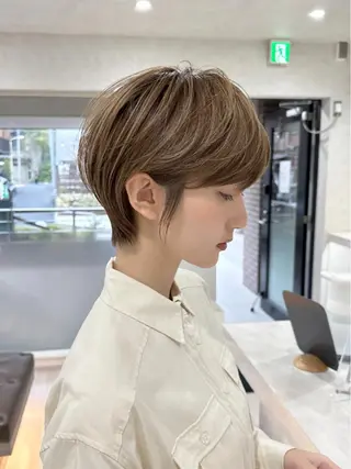ショート カラー nex the salon coall所属・🫧似合わせショート イシダ🫧のヘアスタイル