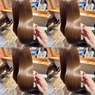 ロング カラー 店長✨️韓国ヘア✖️ 髪質改善カラー／純大のヘアスタイル