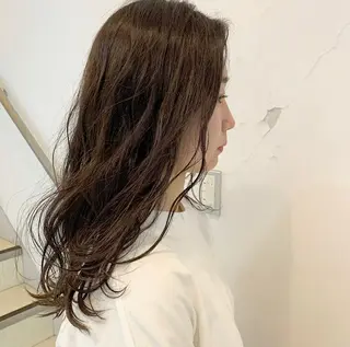 ロング カラー 似合わせカットカラー ♡佐藤捺美のヘアスタイル