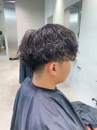 ショート パーマ メンズ fifth天神大名メンズサロン(フィフス)所属・fifth天神パーマ 特化/大田宗一朗のヘアスタイル