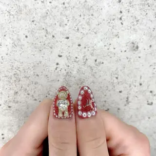 セミロング カラー パーマ ヘアアレンジ メンズ キッズ ネイル マツエク・マツパ Salon Ｋのネイルデザイン