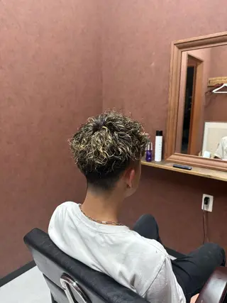 カラー パーマ メンズ E 難波店 Rei /メンズのヘアスタイル