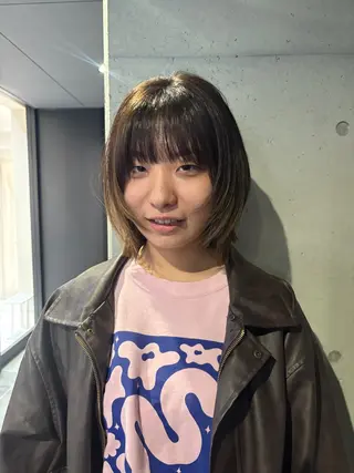 ショート カラー RIN／韓国ヘア レイヤー／メンズのヘアスタイル