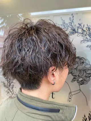 ショート パーマ さこだ　しょうた 【副店長】のヘアスタイル