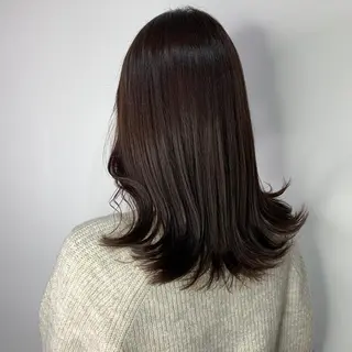 セミロング カラー HARUKA韓国ヘア /Luana梅田のヘアスタイル