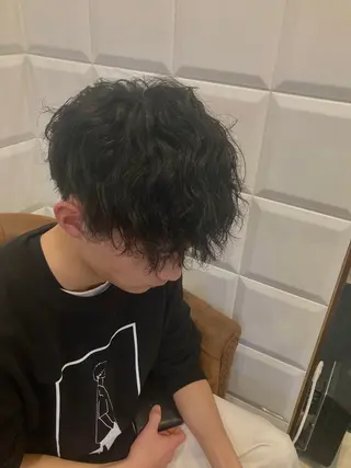 パーマ メンズ レイヤーカット ♥kanaのヘアスタイル