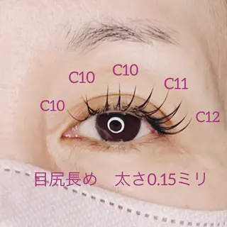 マツエク・マツパ 原田 望由のマツエク・マツパデザイン