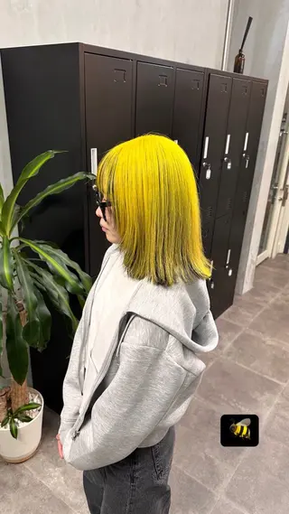 ミディアム ALLEN hair 梅田店のヘアスタイル