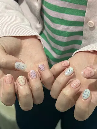 ネイル GO TODAY SHARE SALON 新宿Gratia店所属・RURU nailのネイルデザイン