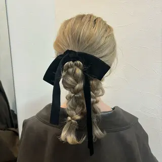 セミロング Haruka髪質改善 ヘアセット♡のヘアスタイル